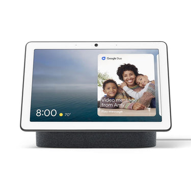 Google Nest 3rd Generation Learning Thermostat Mirror Black + Hub Max Charcoal