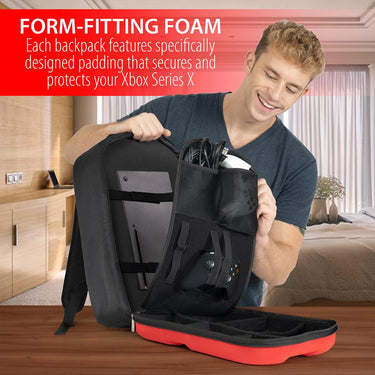Deco Gear Xbox Series X Travel and Safe Storage Backpack for Console Open Box