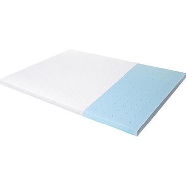 Malouf Isolus 2.5 Inch Gel Memory Foam Mattress Topper King w/ Mattress Protector