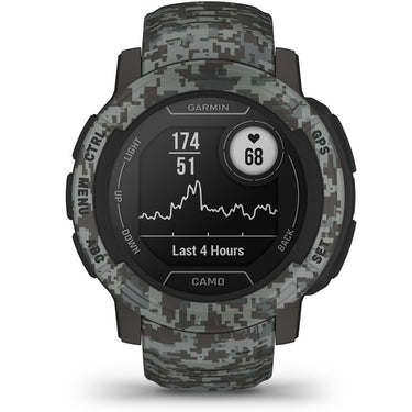 Garmin Instinct 2 Camo Edition GPS Smartwatch/Fitness Tracker + Accessories Bundle