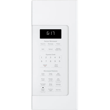 GE 1.7 Cu. Ft. Over-the-Range Sensor Microwave Oven, White