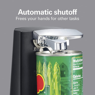 Hamilton Beach Extra-Tall Electric Automatic Can Opener, Black - 76702