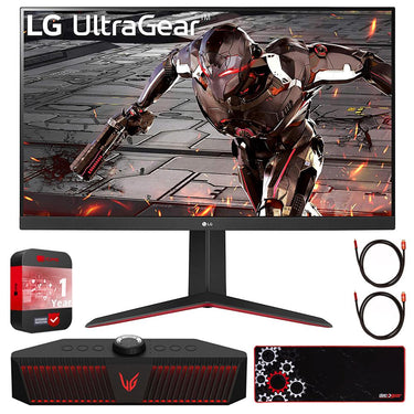 LG 32" UltraGear QHD 165Hz 16:9 HDR10 Monitor, FreeSync w/ LG GP9 Speaker Bundle
