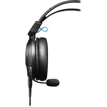 Audio-Technica ATH-GL3 High-Fidelity Closed-Back Wired Gaming Headset, Black