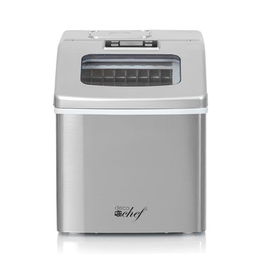 Deco Chef Countertop Portable Ice Maker 40 lb/Day Steel with Extended Warranty