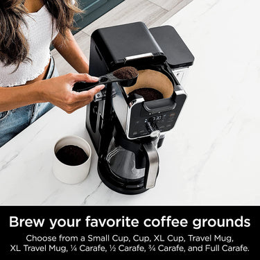 Ninja DualBrew 12-Cup Drip, Single-Serve Coffee Maker (Factory Refurbished)