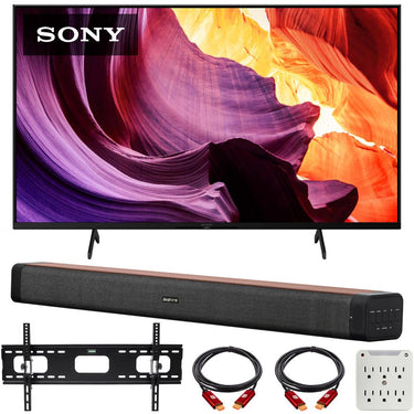 Sony 43" X80K 4K Ultra HD LED Smart TV with Deco Home 60W Soundbar Bundle