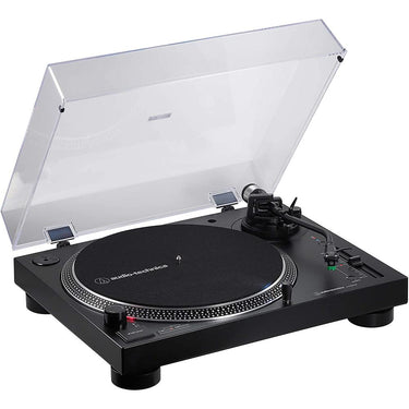 Audio-Technica AT-LP120XBT-USB-BK Wireless Direct-Drive Turntable w/ Accessories Bundle