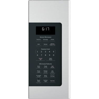 GE 1.7 Cu. Ft. Over-the-Range Fingerprint Microwave Oven Steel + 2 Year Warranty