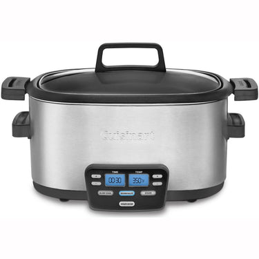 Cuisinart 6 Quart 3-In-1 Cook Central Multicooker Slow Cooker Steamer + Warranty