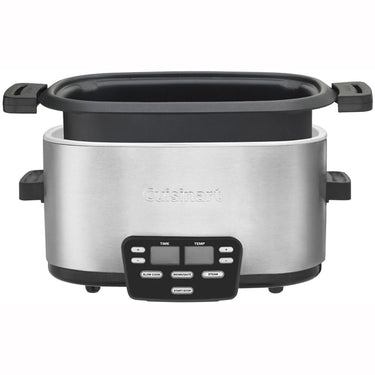 Cuisinart 6 Quart 3-In-1 Cook Central Multicooker Slow Cooker Steamer + Warranty