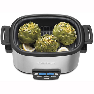 Cuisinart 6 Quart 3-In-1 Cook Central Multicooker Slow Cooker Steamer + Warranty