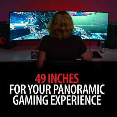 Deco Gear 49" Curved Ultrawide LED 32:9 FreeSync 4ms Gaming Monitor Refurbished
