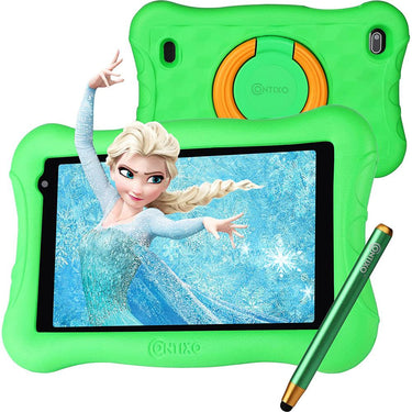Contixo 7" Kids Tablet, IPS, 2GB/32GB, Dual Cameras with Stylus Pen Open Box