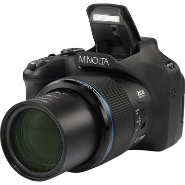 Minolta MN67Z 20MP / 1080p HD Bridge Digital Camera w/67x Optical Zoom (Black) Open Box