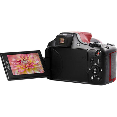 Minolta MN67Z 20 MP / 1080p HD Bridge Digital Camera w/67x Optical Zoom (Red) - Open Box