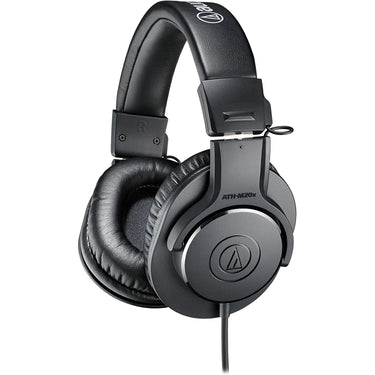 Audio-Technica AT2020USB+PK Cardioid Condenser USB Microphone w/ Boom Arm + Monitor Headphones