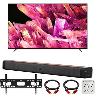 Sony Bravia XR 85" X90K 4K HDR LED Smart TV with Deco Home 60W Soundbar Bundle