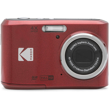 Kodak PIXPRO FZ45 16MP Digital Camera, Red - FZ45RD