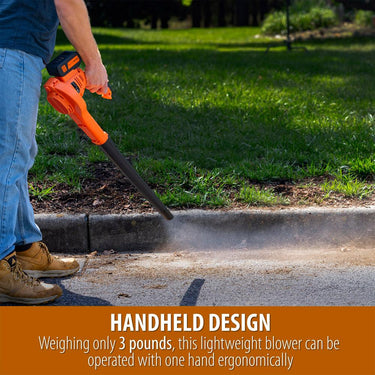 Deco Home 20V Cordless Electric Leaf Blower; 150 MPH; No-Load 13;000 RPM; 3 LBS - Open Box