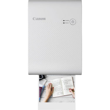 Canon SELPHY Square QX10 Compact Photo Printer White + Case and 1 Year Warranty