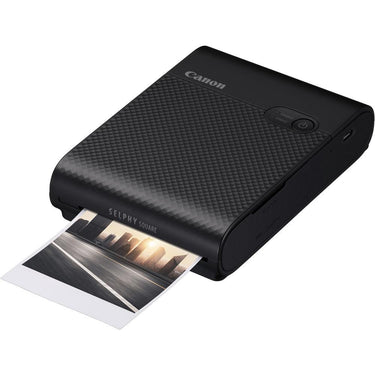 Canon SELPHY Square QX10 Compact Photo Printer Black + Case and 1 Year Warranty