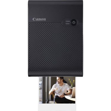 Canon SELPHY Square QX10 Compact Photo Printer Black + Case and 1 Year Warranty