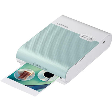 Canon SELPHY Square QX10 Compact Photo Printer Green + Case and 1 Year Warranty