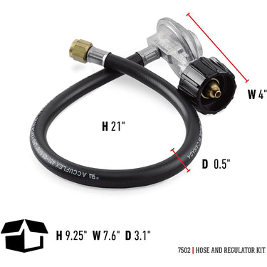 Weber 7502 Hose and Regulator Kit (21-Inch)