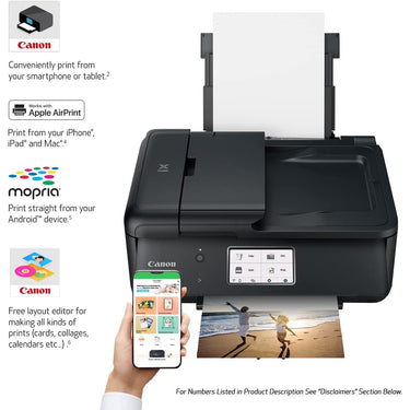Canon TR8620a Wireless All-in-One Printer, Scanner, Copier, Fax Machine - 4451C032
