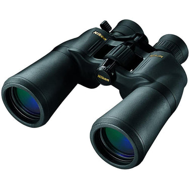 Nikon ACULON 10-22 x 50 Zoom Binoculars A211 + Window Mount Pack + Leather Strap Brown