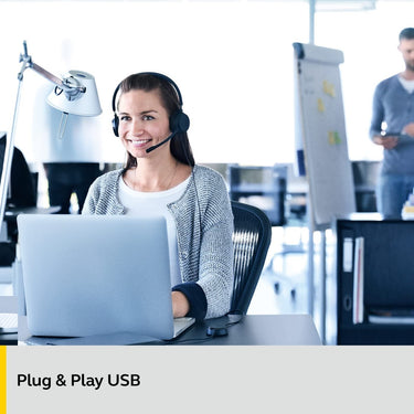 JABRA Evolve 20 UC Stereo Headset, USB-A Connectivity