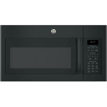 GE 1.7 Cu. Ft. Over-the-Range Microwave Oven Black with 2 Year Extended Warranty