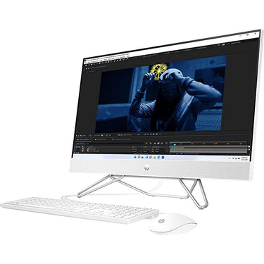 Hewlett Packard 23.8" Intel Celeron J4025 4GB/256GB SSD All-in-One Desktop PC, 24-cb0110
