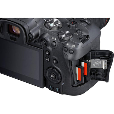 Canon EOS R6 Full Frame Mirrorless Camera Body w/ CMOS Sensor IBIS & 4K Video Bundle