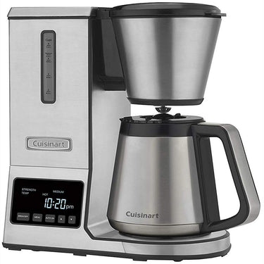 Cuisinart PurePrecision 8-Cup Pour-Over Coffee Brewer w/ Thermal Carafe + Brew Cups Bundle