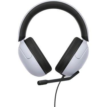 Sony INZONE H3 Wired Gaming Headset, White + Deco Gear Wood Headphone Holder