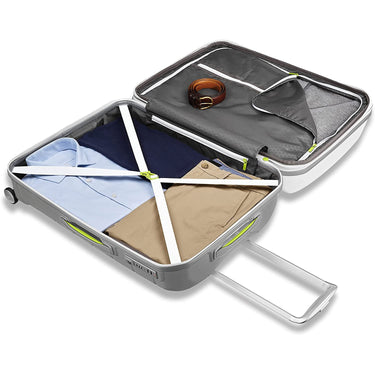Samsonite Freeform 21" Carry-On Spinner Luggage, White/Grey