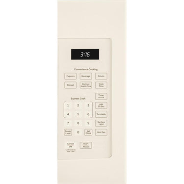 GE 1.6 Cu. Ft. Over-the-Range Microwave Oven Bisque with 2 Year Warranty