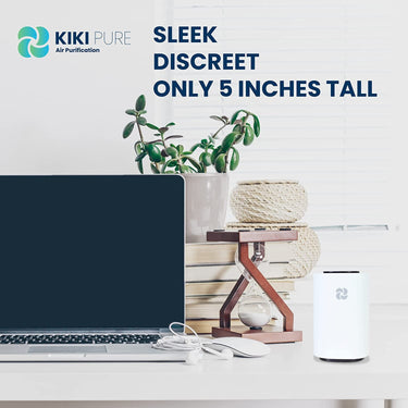 KIKI Pure Pro Personal Air Purifier/Ionizer - White