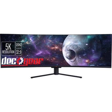 Deco Gear 49" Curved Ultrawide 5K Monitor, 5120x1440, 120Hz, 101% NTSC - Open Box