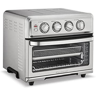 Cuisinart AirFryer Toaster Oven with Grill Steel + Heat Resistant Oven Mitt Pair