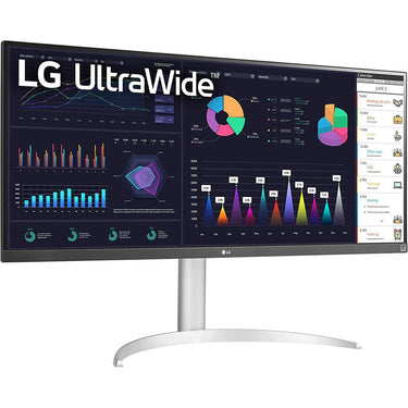 LG 34WQ650-W 34" 21:9 UltraWide FHD 100Hz IPS Monitor + Gaming Mouse Bundle