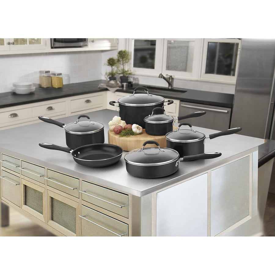 Cuisinart 55-11 Advantage Non-Stick 11-Piece Cookware Set - Black