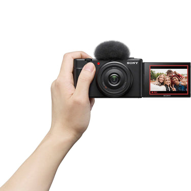 Sony ZV-1F Vlog Camera for Content Creators and Vloggers - Black ZV-1F/B