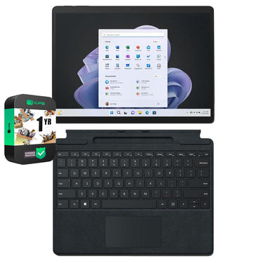 Microsoft Surface Pro 9 13" Tablet i7, 16/256GB, Graphite w/ Keyboard +Extended Protection