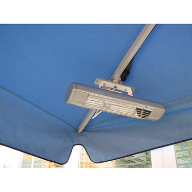 SUNHEAT 1500W Commercial Outdoor Wall Mount Heater Silver with 1 Year Warranty