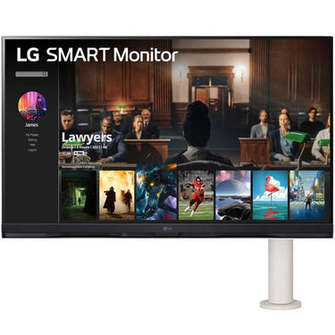 LG 32" 4K UHD Smart Monitor with webOS and Ergo Stand (32SQ780S-W)