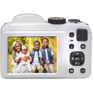 Kodak PIXPRO Astro Zoom AZ255-WH 16MP Digital Camera, 25X Optical Zoom, White