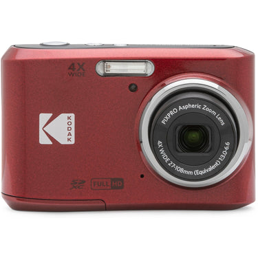 Kodak PIXPRO FZ45 16MP Digital Camera Red +Lexar 32GB Memory Card +Camera Case
